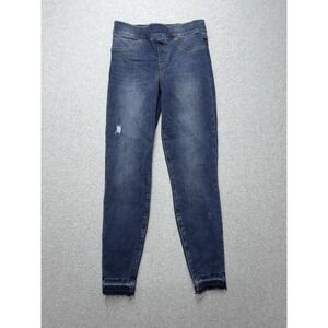 Spanx Jeans Womens Small Blue Denim Skinny Jeggings Pull On Shaping Pants